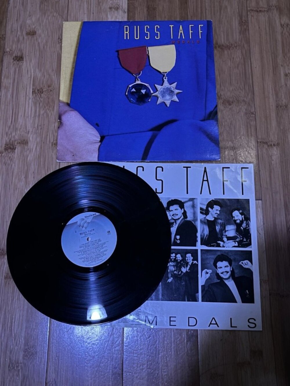 Russ Taff Medals CCM LP Christian Pop Rock 1985 Vinyl Record Promo Copy
